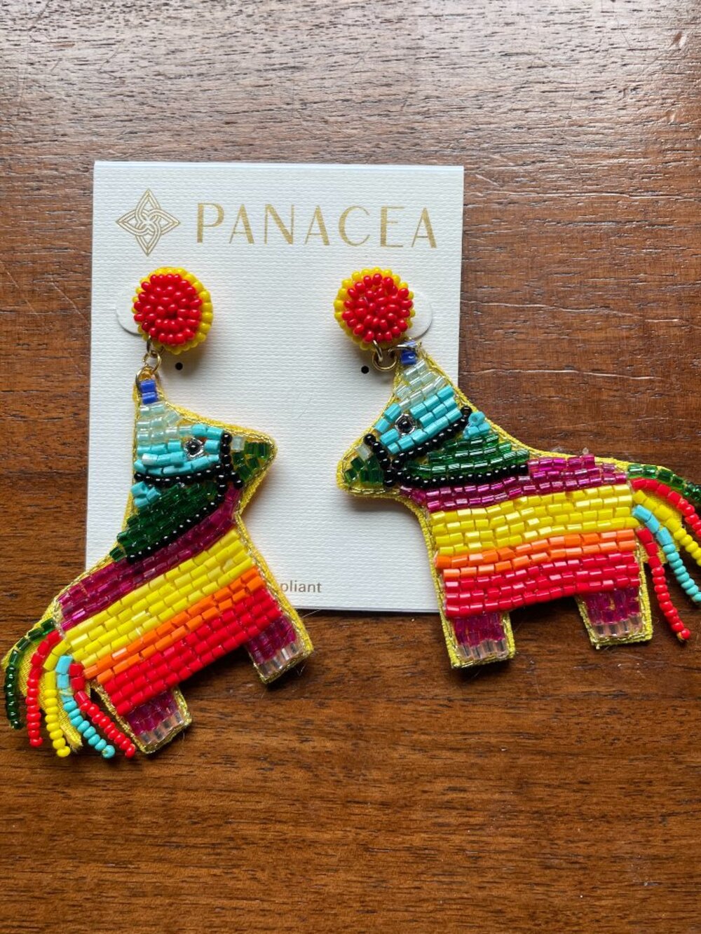 Bundle 3 for $12. Panacea Beaded Piñata Earrings
